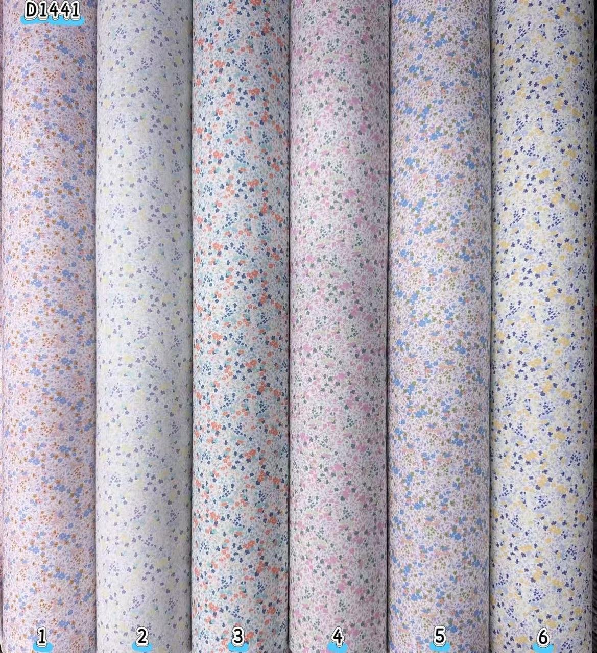 Kain kapas cotton Vietnam, kod D1441, pilihan warna mengikut nombor dalam foto